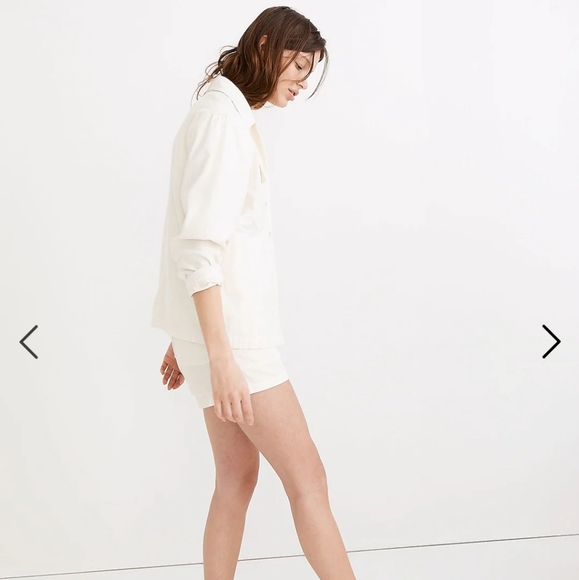 Madewell Drakefield Shirt-Jacket in Ecru - Picture 8 of 10